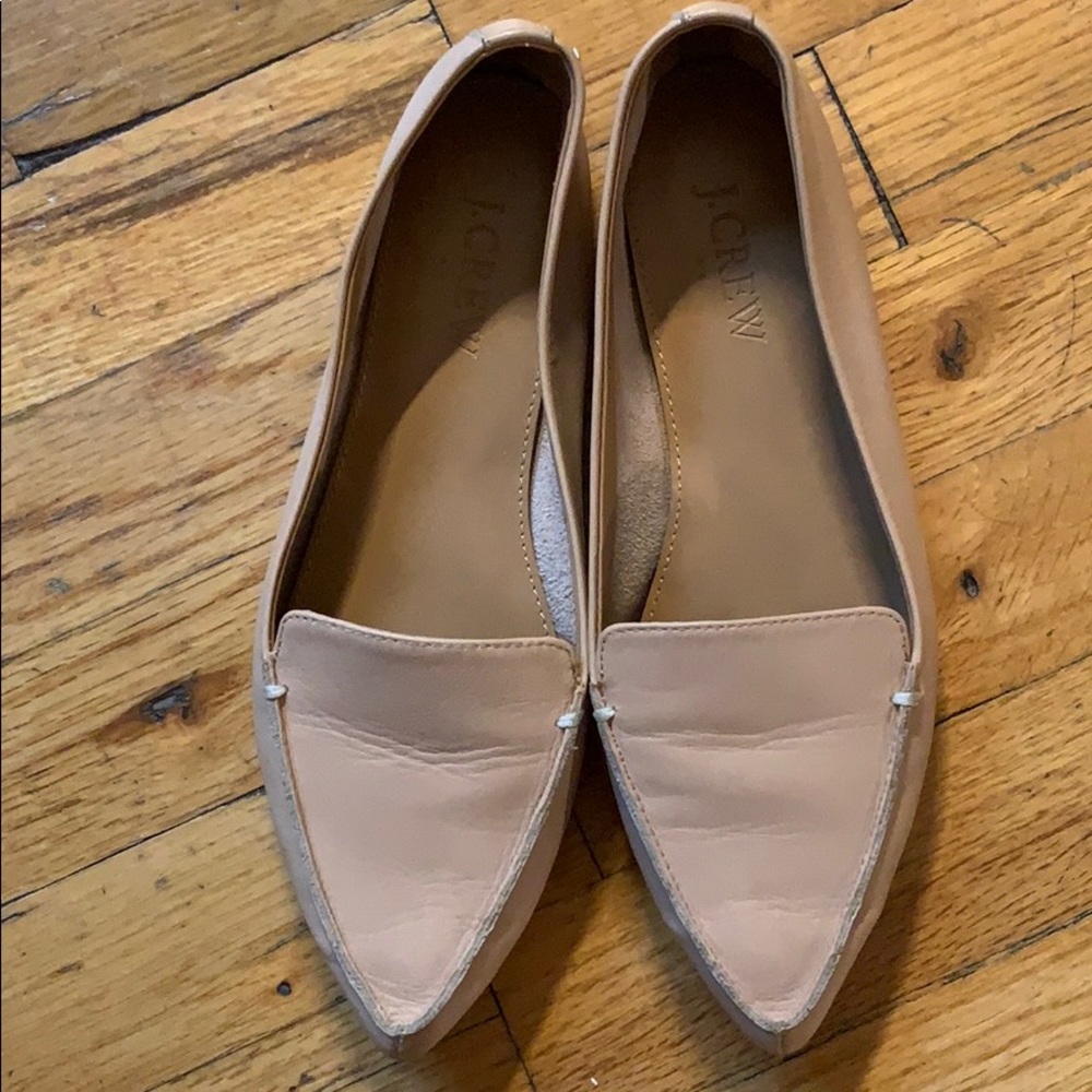 J.Crew tan flats